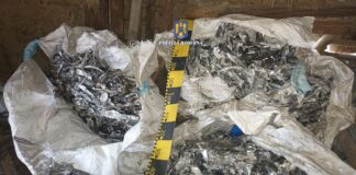 (VIDEO) Patru bărbați, arestați după ce au fost prinși furând cabluri de telefonie și internet