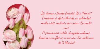 Mesajul de 8 Martie al primarului comunei Mihăilești