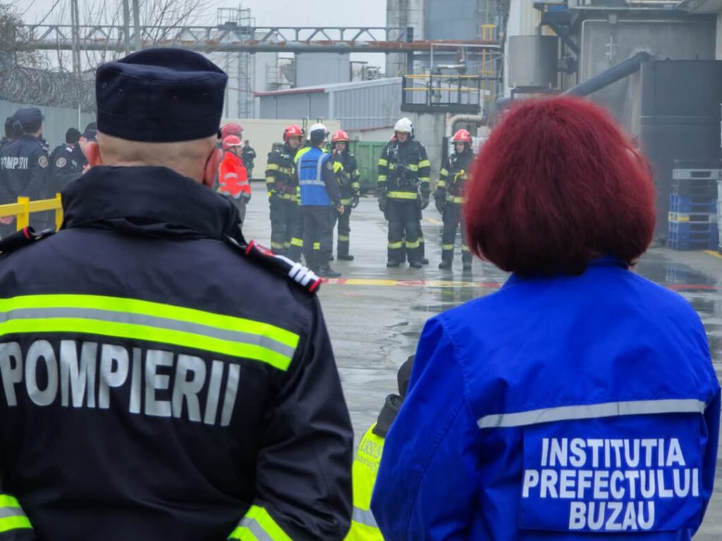 exerciții ISU Buzău, prefectura Buzău