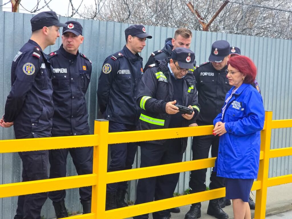 exerciții ISU Buzău, prefectura Buzău