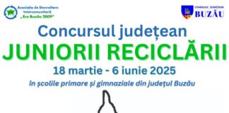 JUNIORII RECICLĂRII, un nou concurs pentru elevii buzoieni
