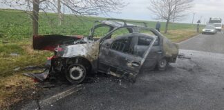 (FOTO) Doi răniți, într-un accident la Râmnicelu