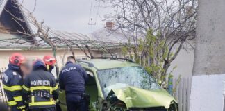 (UPDATE/FOTO) Mașină izbită de un stâlp, în Topliceni. Șoferul a murit pe loc