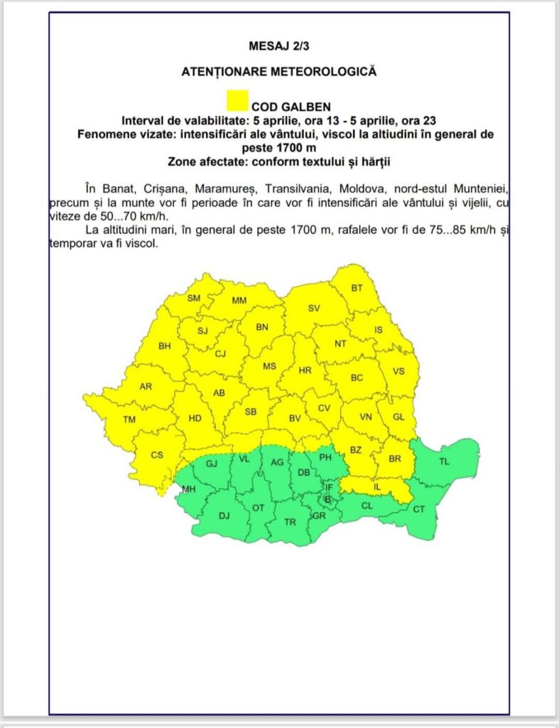 cod galben viscol Buzău