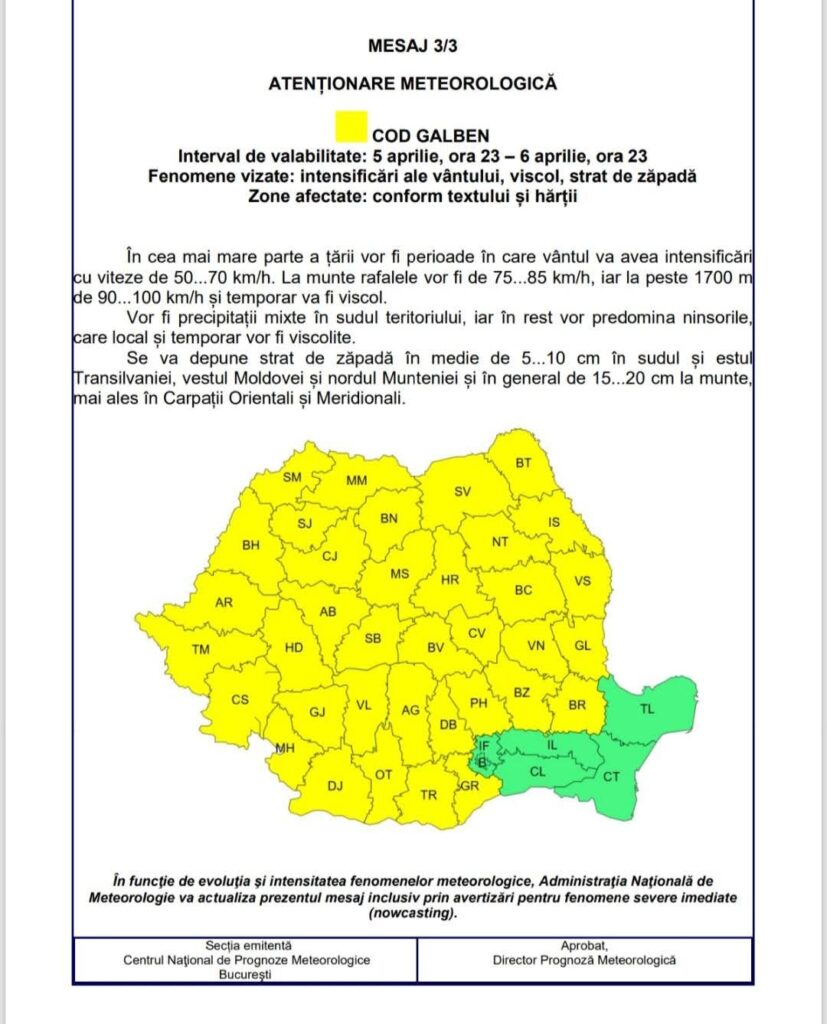 cod galben viscol Buzău