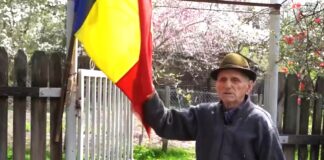(VIDEO) Nea Baciu: M-am născut cu drapelul ăsta, pentru ăsta am luptat pe unde am luptat. E scutul țării!