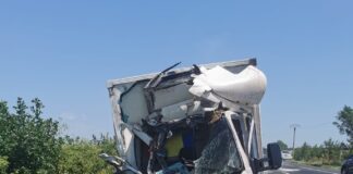 Accident pe E 85, la Limpeziș. Se circulă alternativ