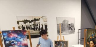 (FOTO) Expoziție de tablouri AI realizate de elevi de la Pedagogic