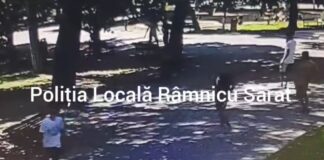 (VIDEO) Bătaie între tineri, în Parcul Central din Râmnicu Sărat