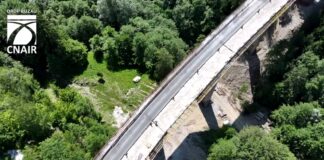 (VIDEO) S-a ajuns la 50% din lucrare, pe viaductul Grămăticu