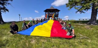 (VIDEO) Drapelul, arborat la ,,Frăția Neamului Românesc”