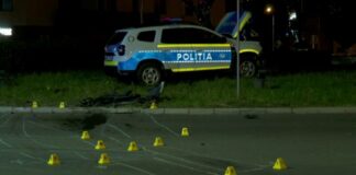 (FOTO) Polițiști răniți într-un accident produs în Buzău