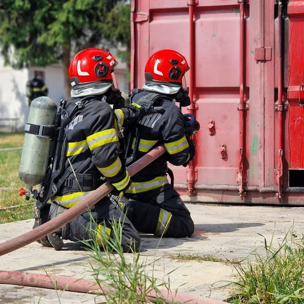 antrenamente pompieri ISU Buzău