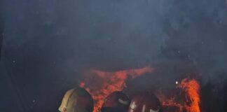 (FOTO) Pompieri buzoieni, antrenamente cu colegii din Covasna