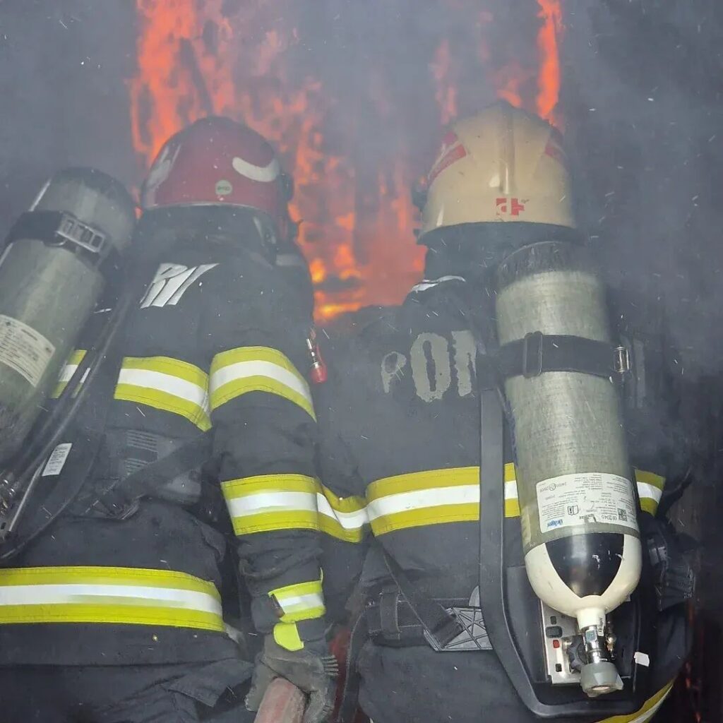 antrenamente pompieri ISU Buzău