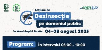 Dezinsecție la sol, încă o etapă în Buzău. Iată programul!