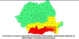 Cod galben de caniculă, marți, în județul Buzău