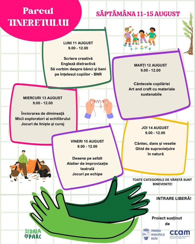 Parcul Crâng, Parcul Tineretului, Școala din Parc Buzău