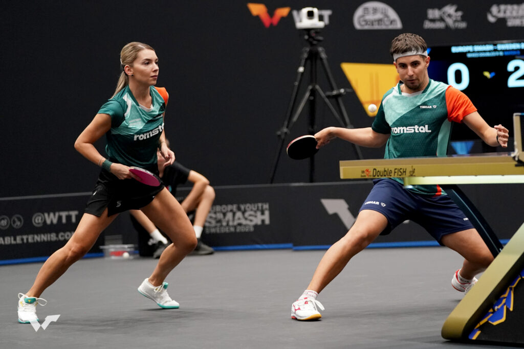 buzoian Eduard Ionescu tenis de masă, Eduard Ionescu - Bernadette Szocs dublu mixt Europe Smash 2025, Eduard Ionescu Europe Smash 2025