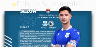 (VIDEO) Hai la meci! Metalul Buzău – Corvinul Hunedoara, sâmbătă, pe sinteticul din Crâng