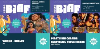 BIAF, AZI: Hai la film, în aer liber! Parcul Crâng și Parcul Tineretului
