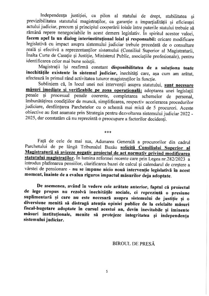 protest procurori Buzău