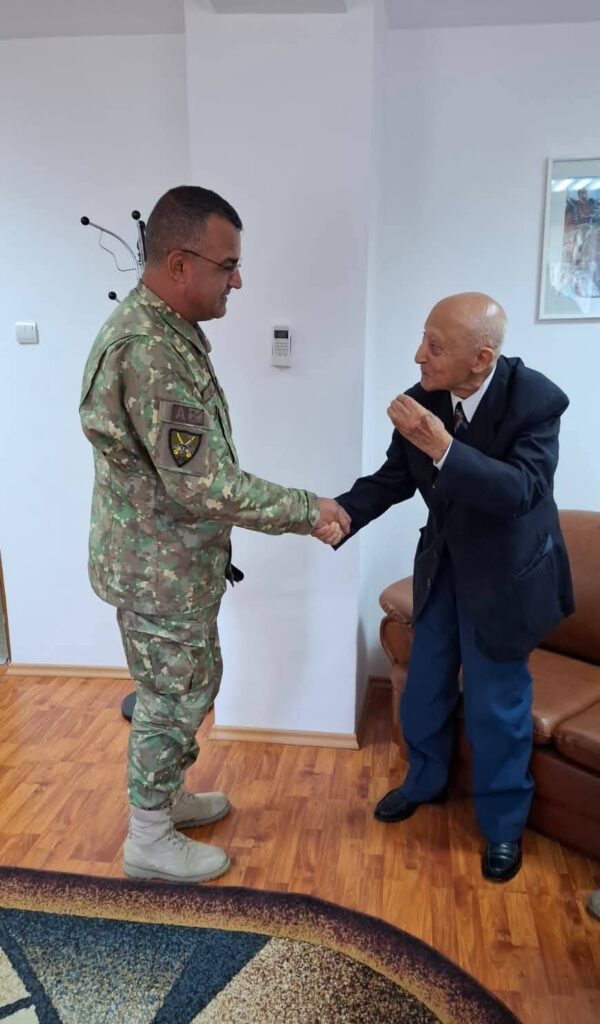 veteran de război Ion Banică sărbătorit