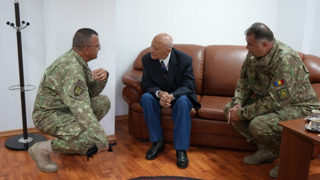 veteran de război Ion Banică sărbătorit