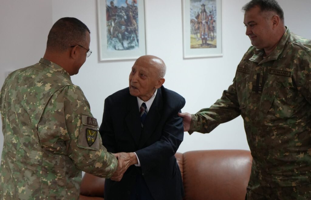 veteran de război Ion Banică sărbătorit