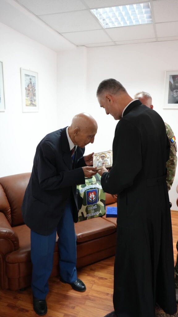 veteran de război Ion Banică sărbătorit