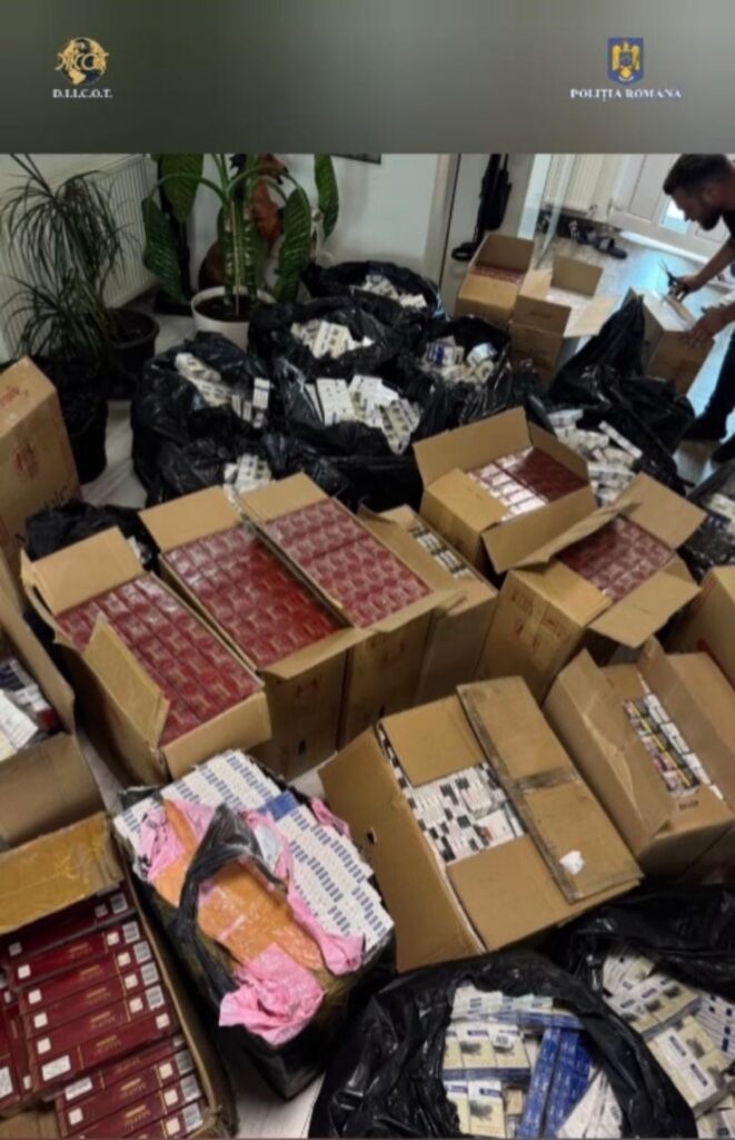 captură țigarete Buzău, contrabandă cu țigări Buzău