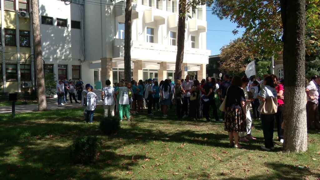 pichetare Prefectură Buzău, protest profesori