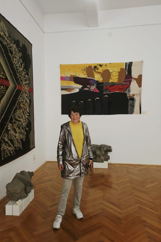 artista Carmen Groza tapiserie Buzău, Carmen Groza - Muzeul Județean Buzău, vizită Carmen Groza Muzeul Județean Buzău