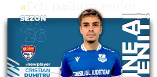 Buzoianul Cristian Dumitru, noul jucător de la Metalul. Mesajul atacantului