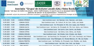 GAL Valea Buzăului, anunț important despre programul întâlnirilor viitoare
