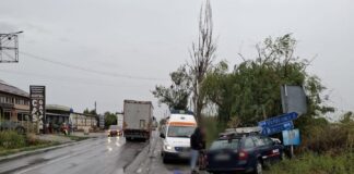 (UPDATE/FOTO) Trafic blocat pe DN1 B, la Istrița de Jos