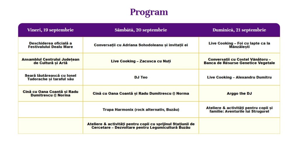 Consiliul Judetean Buzau, Dealul Mare Wine & Food Festival Buzău, Parcul I.C. Brătianu Buzău