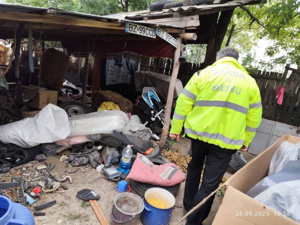 amenzi Garda de Mediu Buzău, bilanț Garda de Mediu Buzău, controale Garda de Mediu Buzău