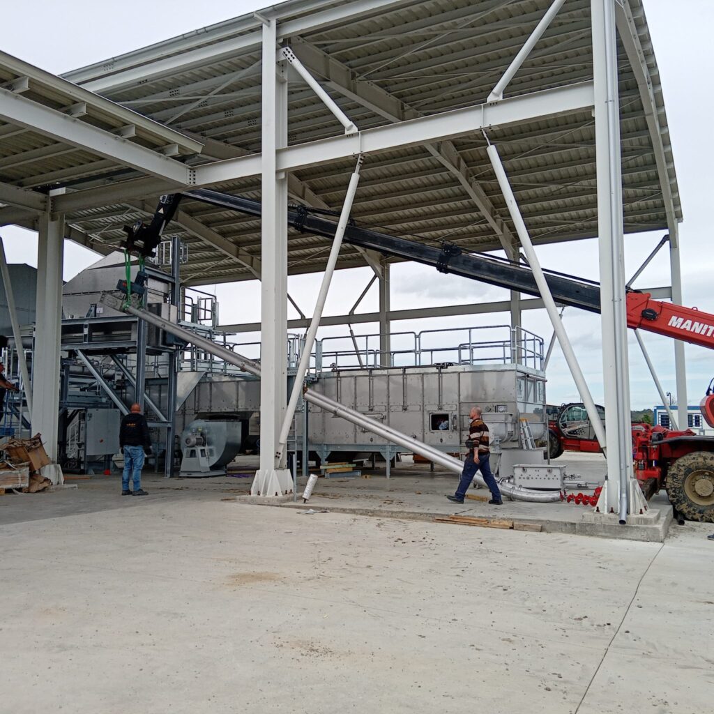 anunț Compania de Apă Buzău, canalizare Merei și Pietroasele, instalație de tratare nămol Buzău