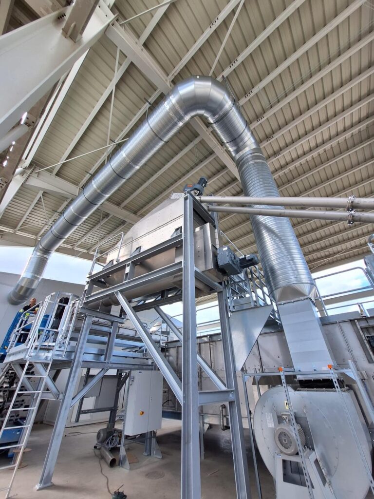 anunț Compania de Apă Buzău, canalizare Merei și Pietroasele, instalație de tratare nămol Buzău