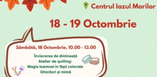 Copiii, invitați în weekend la Iazul Morilor. Activități noi la Școala din Parc