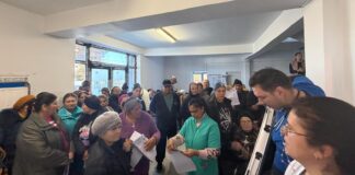 (FOTO) Peste 120 de săteni din Cilibia, beneficiari ai Caravanei ,,Sănătate pentru Buzău”