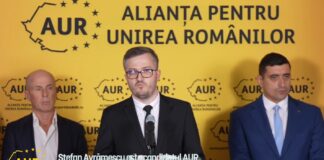 George Simion, prezent la lansarea candidatului AUR Buzău pentru șefia Consiliului Județean