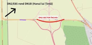 (VIDEO – animație grafică) În atenția șoferilor. Restricții pe E85, între Hanul lui Țintă și Spătaru. Se urgentează lucrările pentru legătura cu A7
