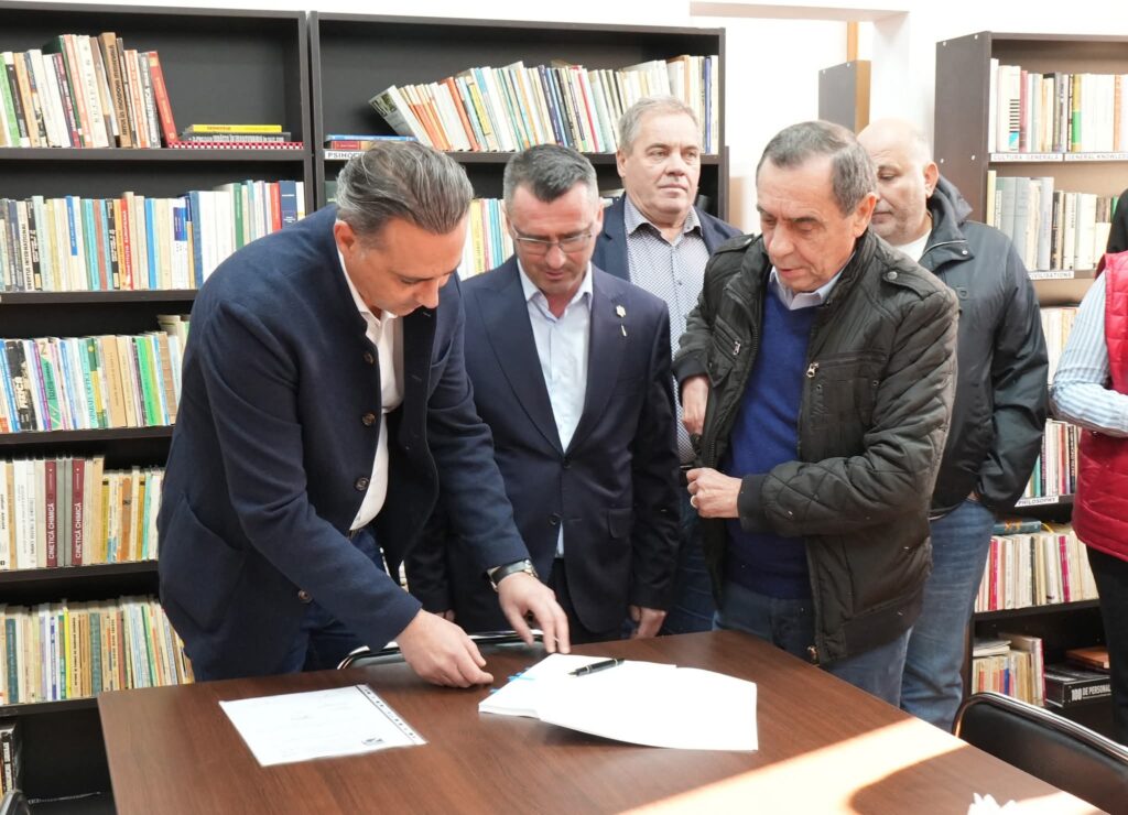 pod nou Nehoiu, semnare contract pod nou Nehoiu