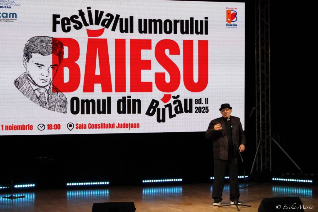 (VIDEO/FOTO) Festivalul ,,Ion Băieșu - Omul din Buzău". A doua ediție s-a încheiat în weekend 5 Festivalul de umor Ion Băieșu - Omul din Buzău