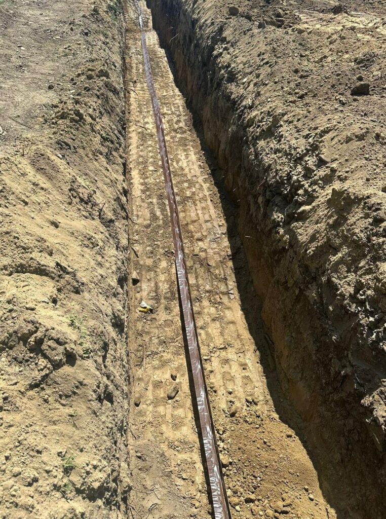 anunț Compania de Apă Buzău, stadiu canalizare comuna Padina Buzău