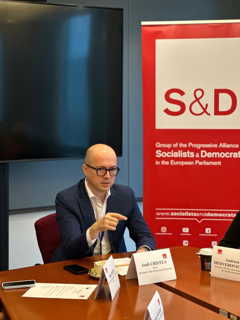 europarlamentar Andi Cristea vizită de studiu Parlamentul European
