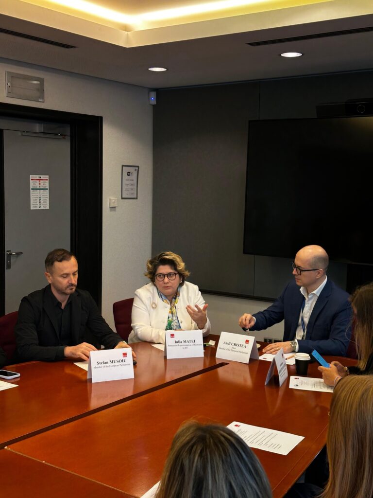 europarlamentar Andi Cristea vizită de studiu Parlamentul European