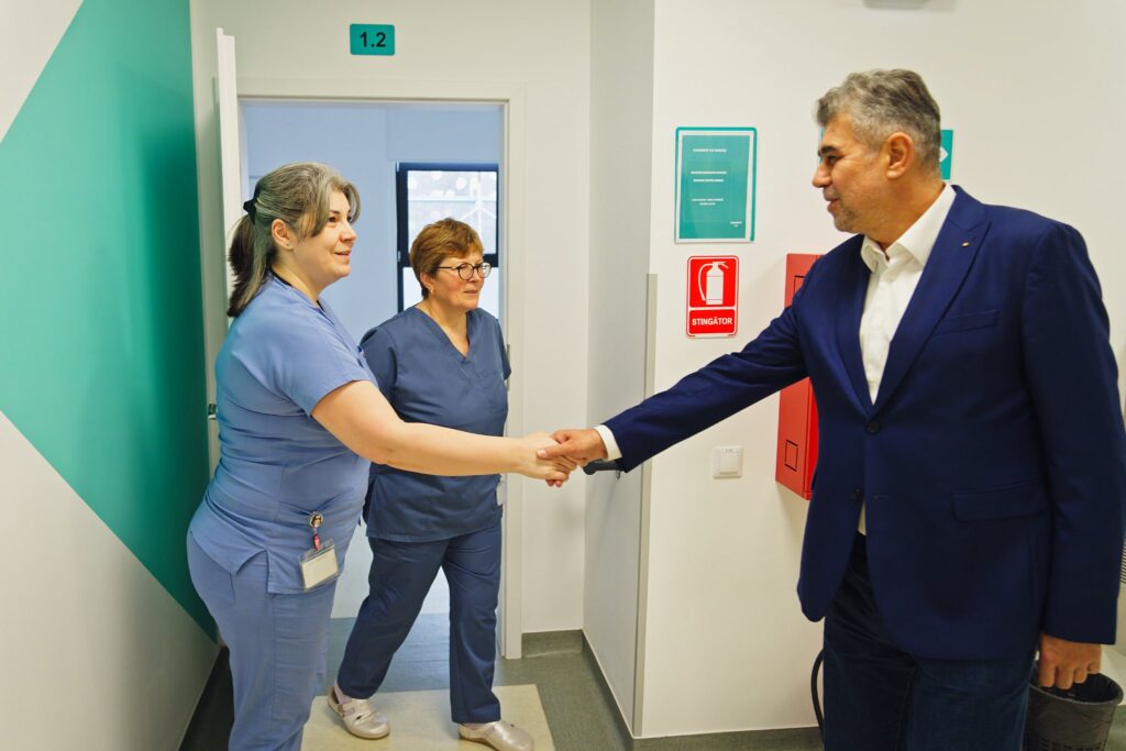 Marcel Ciolacu vizită Spitalul Smeeni